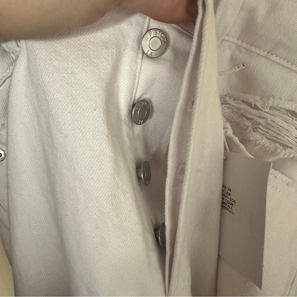 Pistola Cassie Super High Rise Straight in Snowfall Distressed NWT - Picture 13 of 14